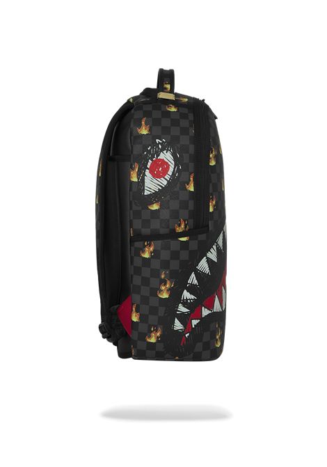 Zaino con Shark Mouth SPRAYGROUND | 910B8730NSZSCRIBBLE FIRE CHECK